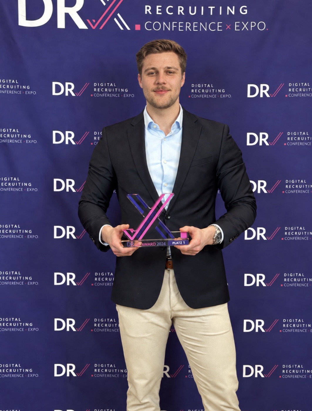 Birger Weiß mit dem DRX Award 2024